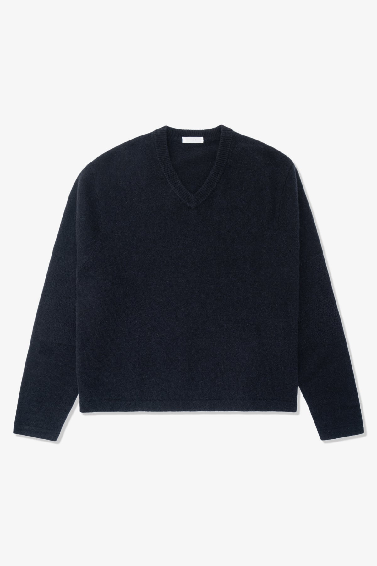 WOOL V-NECK SWEATER - DEEP NAVY