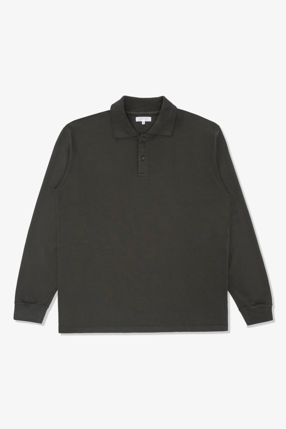 TWO BUTTON POLO - GRANITE