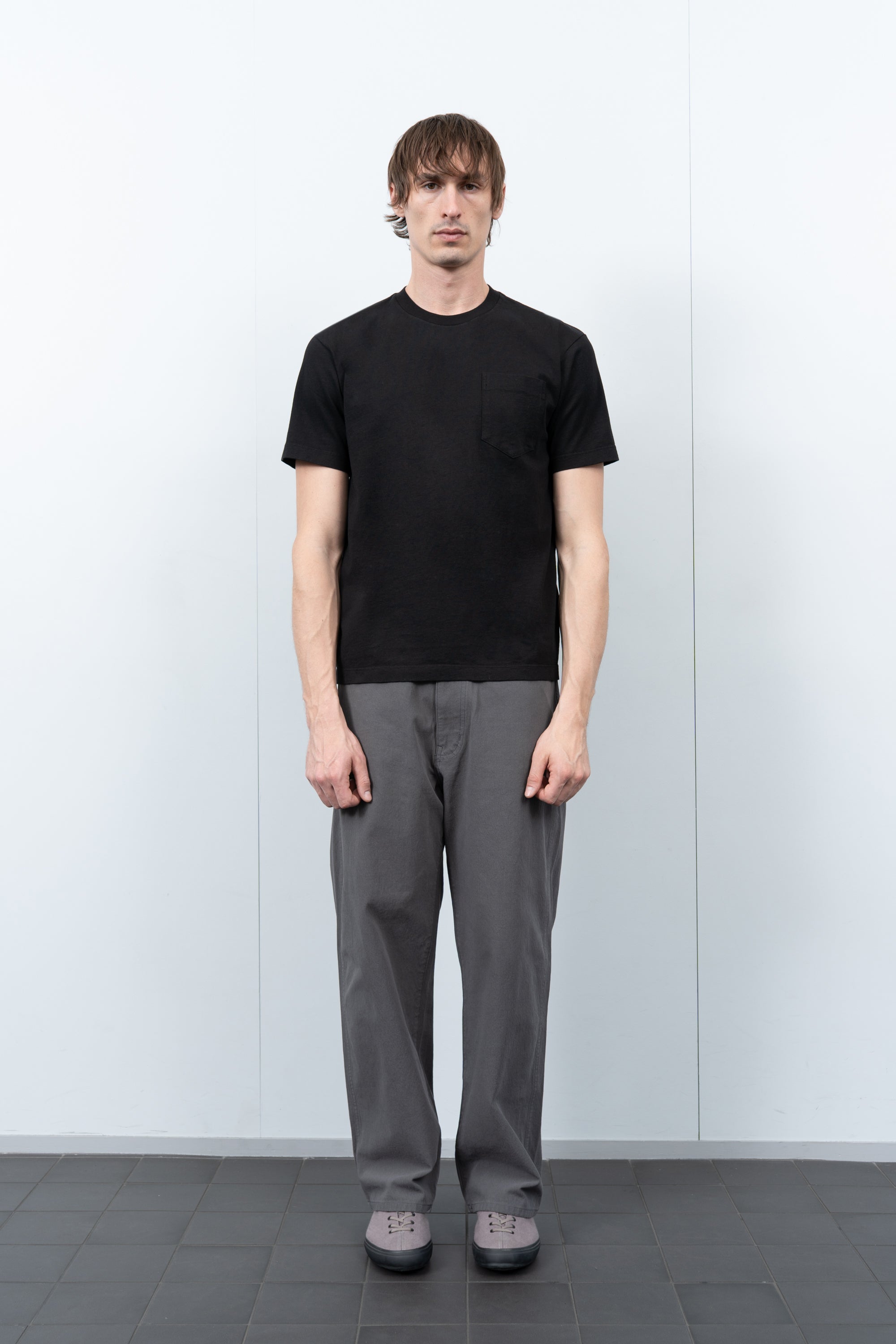 MUNICIPAL POCKET T-SHIRT - BLACK