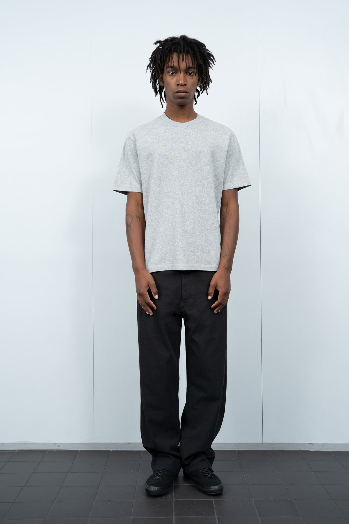 ATHENS T-SHIRT - HEATHER GREY