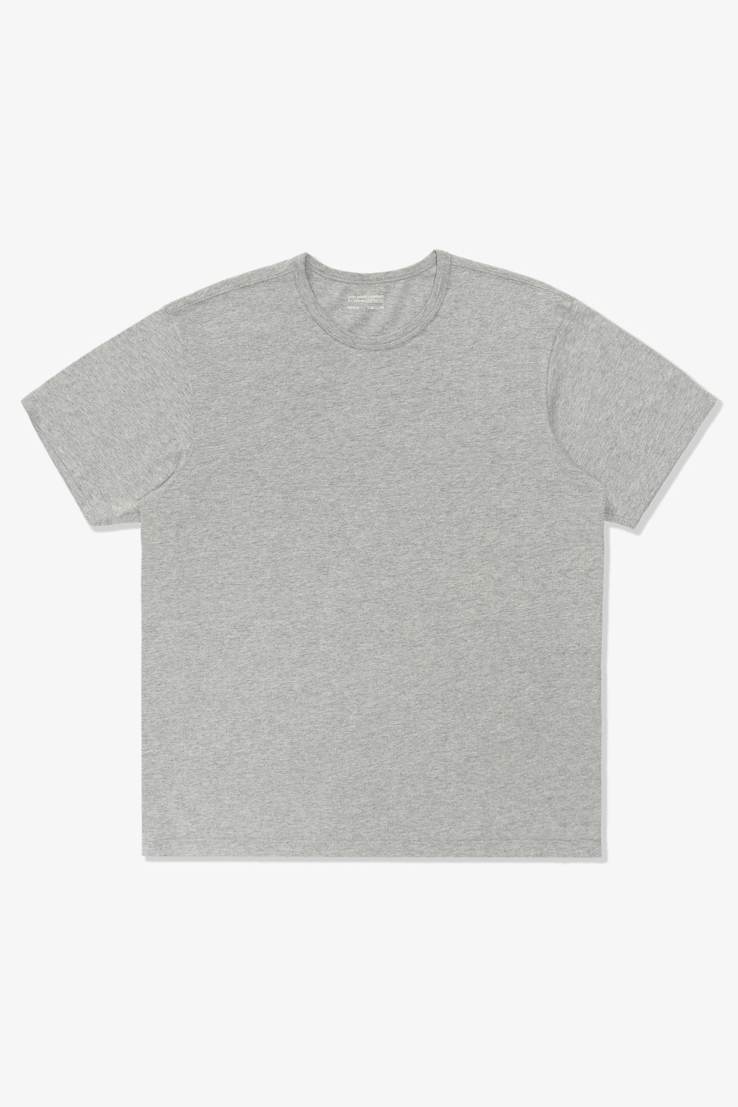 Overhead flat-lay of LW101 Our T-shirt