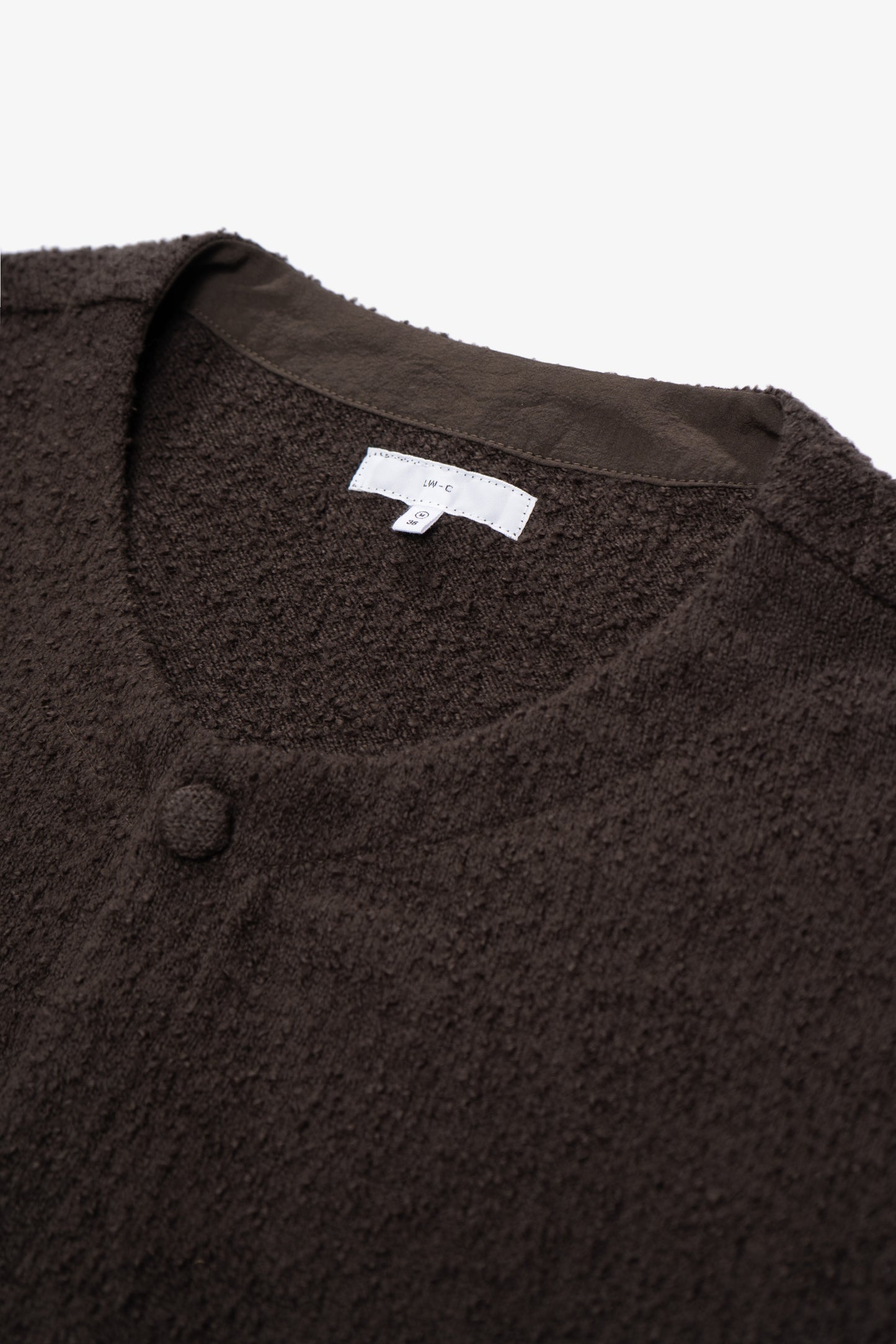 TEDDY CARDIGAN - BLACK MUSHROOM