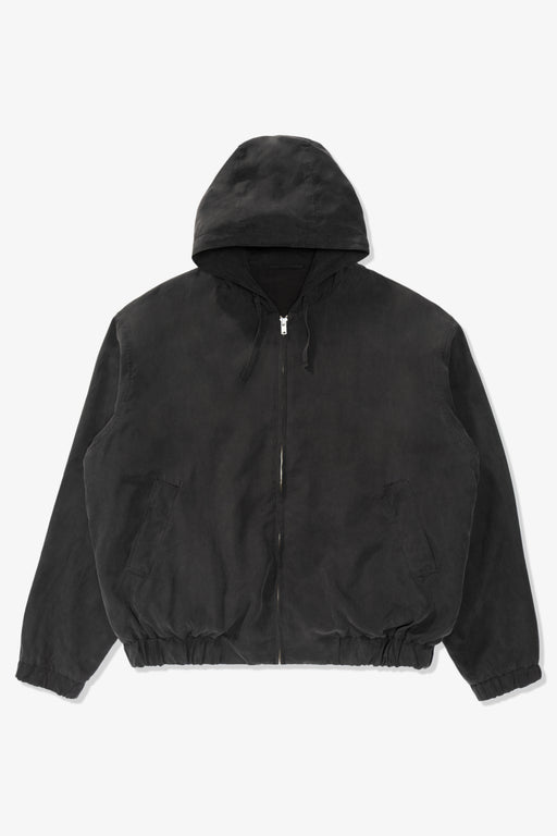 LW - C x KAPTAIN SUNSHINE SILK ZIP JACKET - FADED BLACK