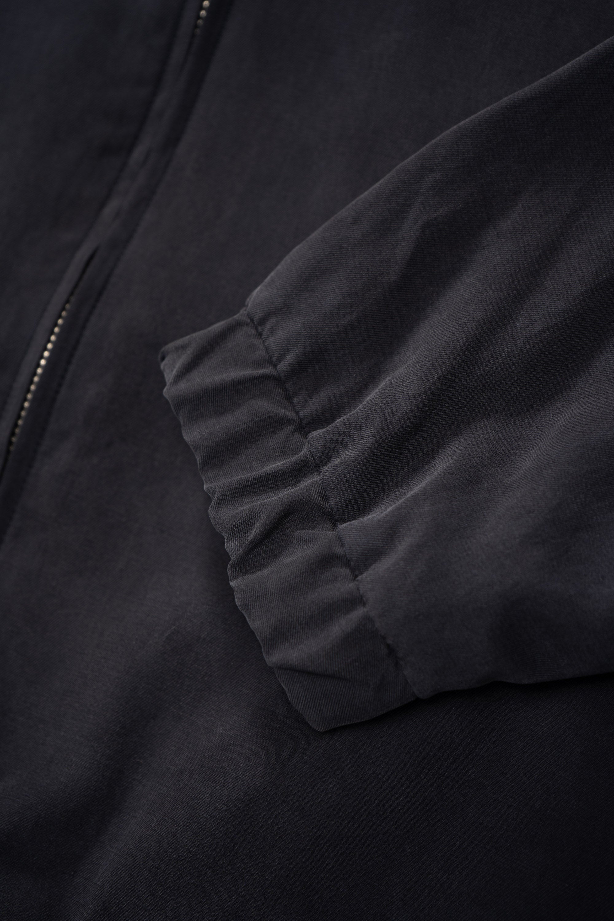LW - C x KAPTAIN SUNSHINE SILK ZIP JACKET - NAVY