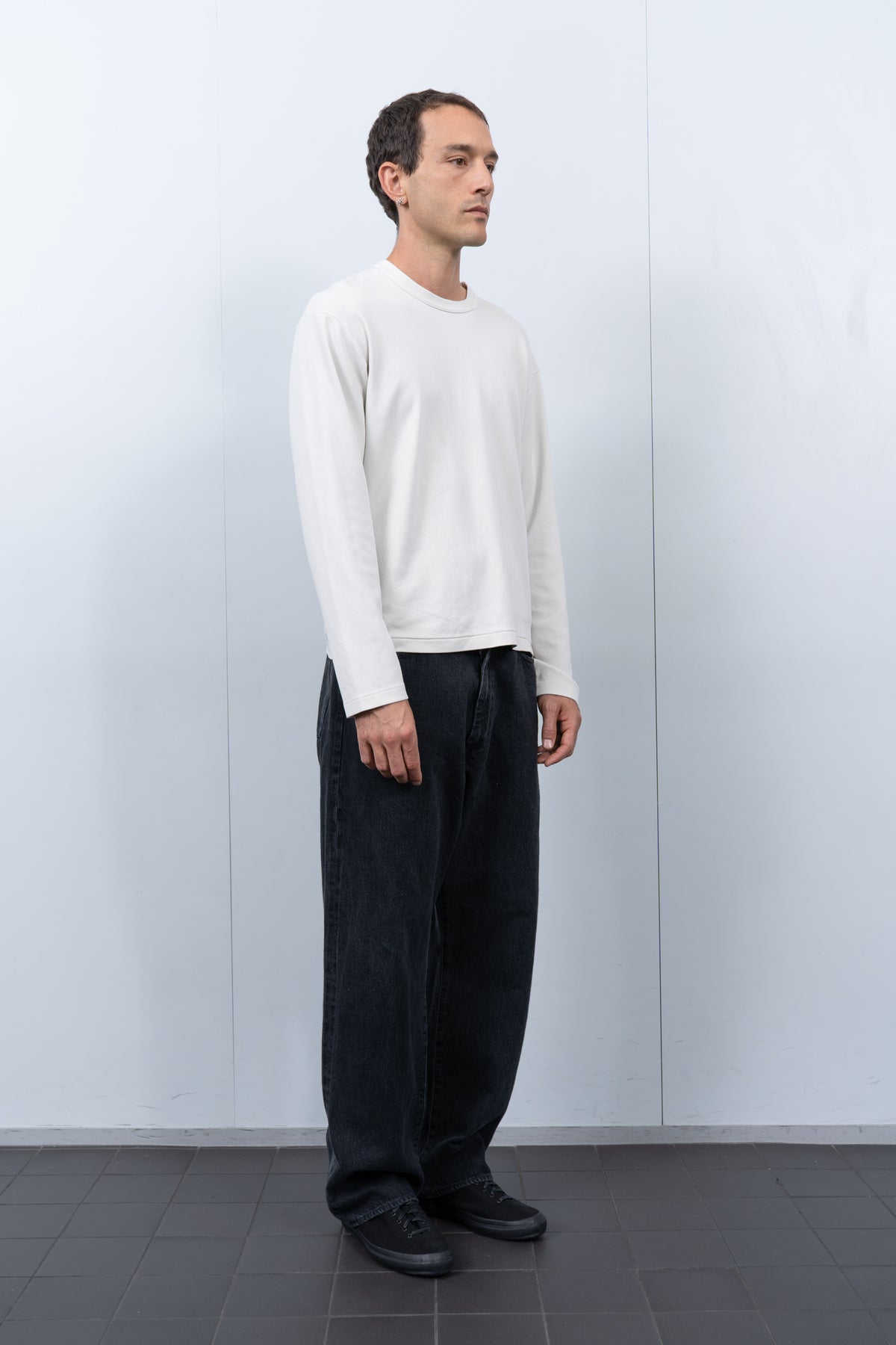 CLASSIC JEANS WIDE - FADED BLACK